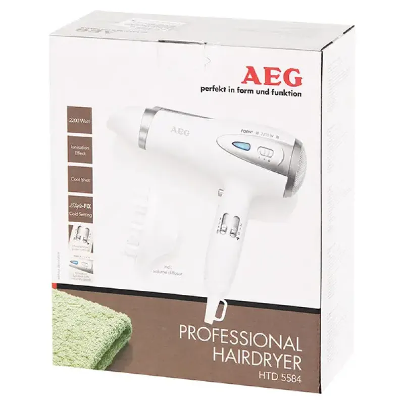 Фен AEG HTD 5584 White